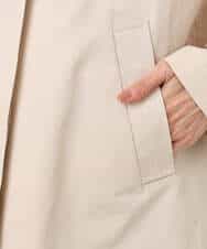 FKJFD28270 MK MICHEL KLEIN(MK ミッシェルクラン) テントライン ツイルコート/洗える ベージュ