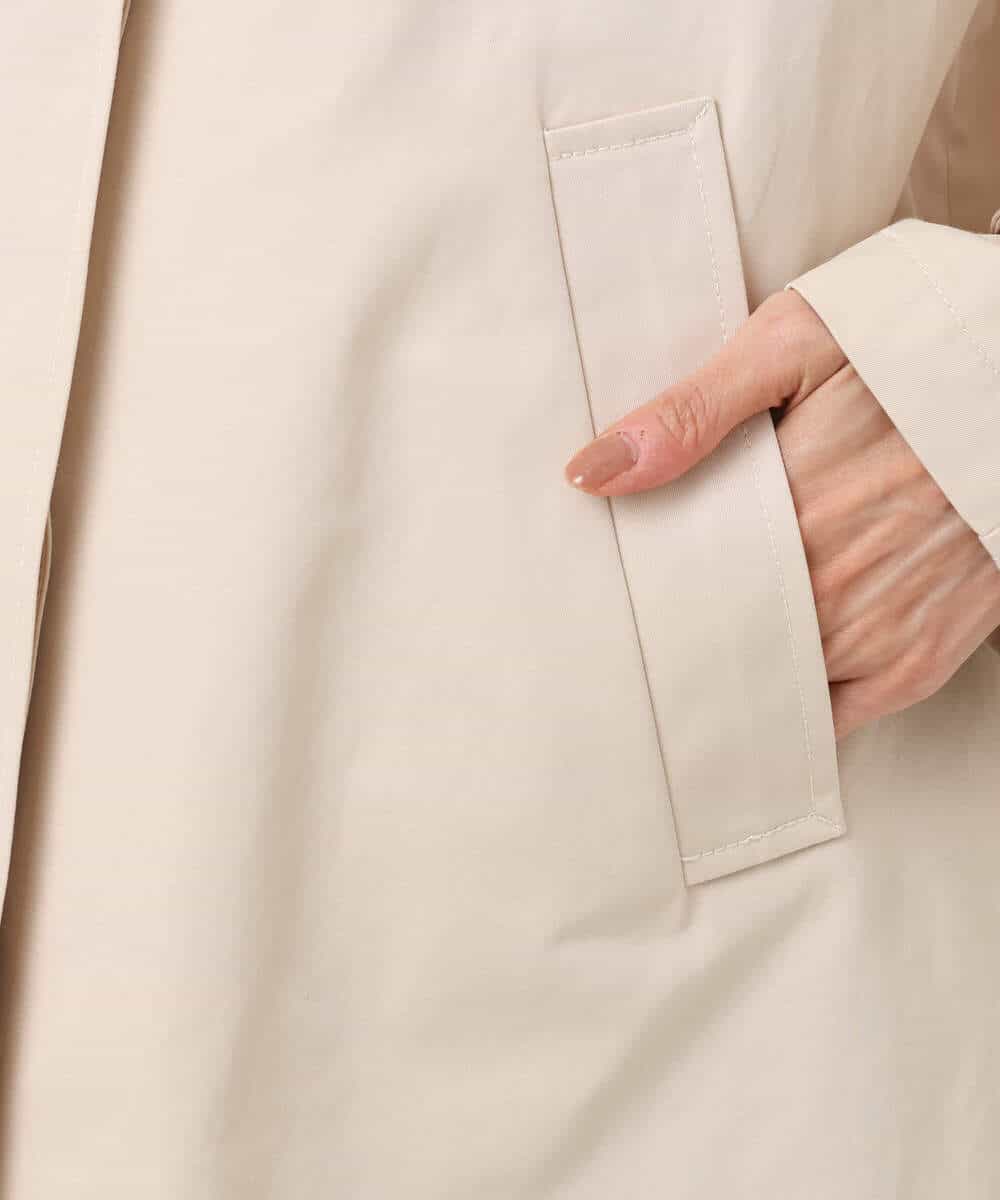 FKJFD28270 MK MICHEL KLEIN(MK ミッシェルクラン) テントライン ツイルコート/洗える ベージュ