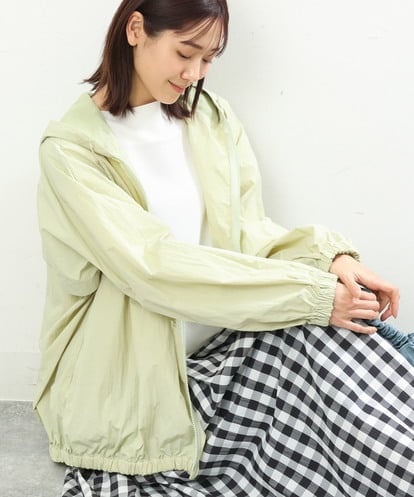 FKJFS30230 MK MICHEL KLEIN フーデットナイロンブルゾン/洗える