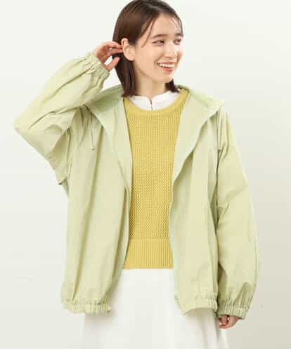 FKJFS30230 MK MICHEL KLEIN フーデットナイロンブルゾン/洗える