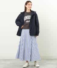 FKJFS30230 MK MICHEL KLEIN(MK ミッシェルクラン) フーデットナイロンブルゾン/洗える ライトグリーン