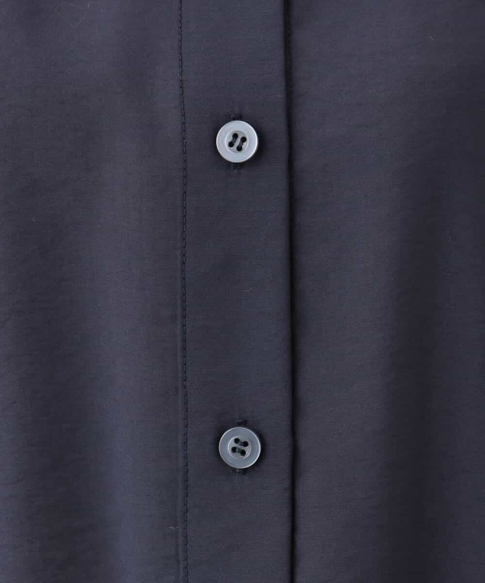 FKJGA32170 MK MICHEL KLEIN(MK ミッシェルクラン) ショート丈シャツブルゾン/洗える ネイビー
