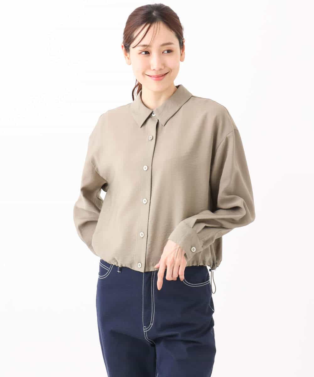 ショート丈シャツブルゾン/洗える(その他のコート・ブルゾン ショート丈シャツブルゾン/洗える(その他のコート・ブルゾン