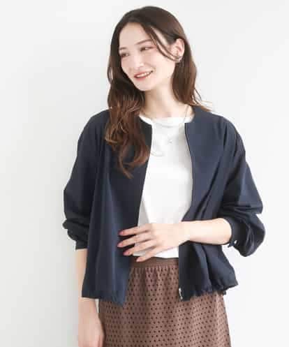 FKJGD37220 MK MICHEL KLEIN ストレッチライトブルゾン/洗える