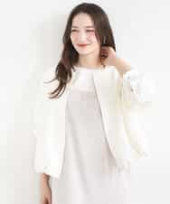 FKJGD37220 MK MICHEL KLEIN(MK ミッシェルクラン) ストレッチライトブルゾン/洗える ダークグレー