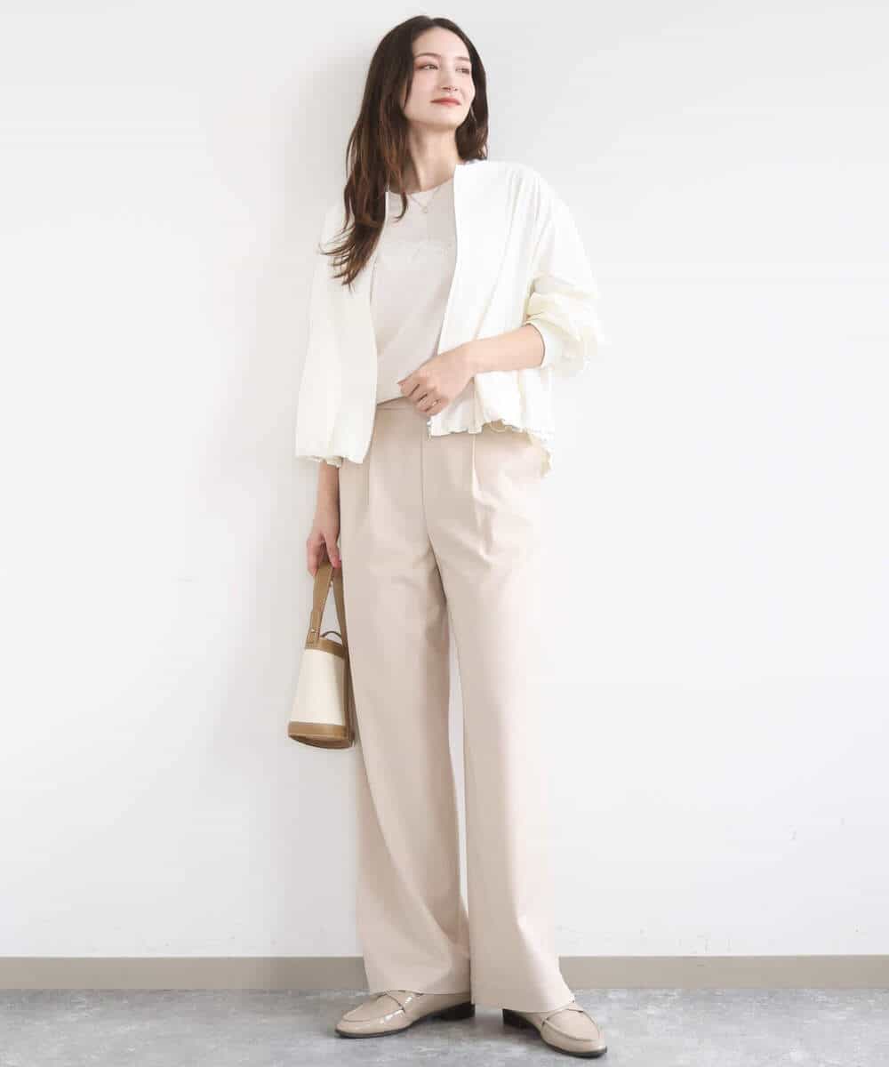 FKJGD37220 MK MICHEL KLEIN(MK ミッシェルクラン) ストレッチライトブルゾン/洗える ダークグレー