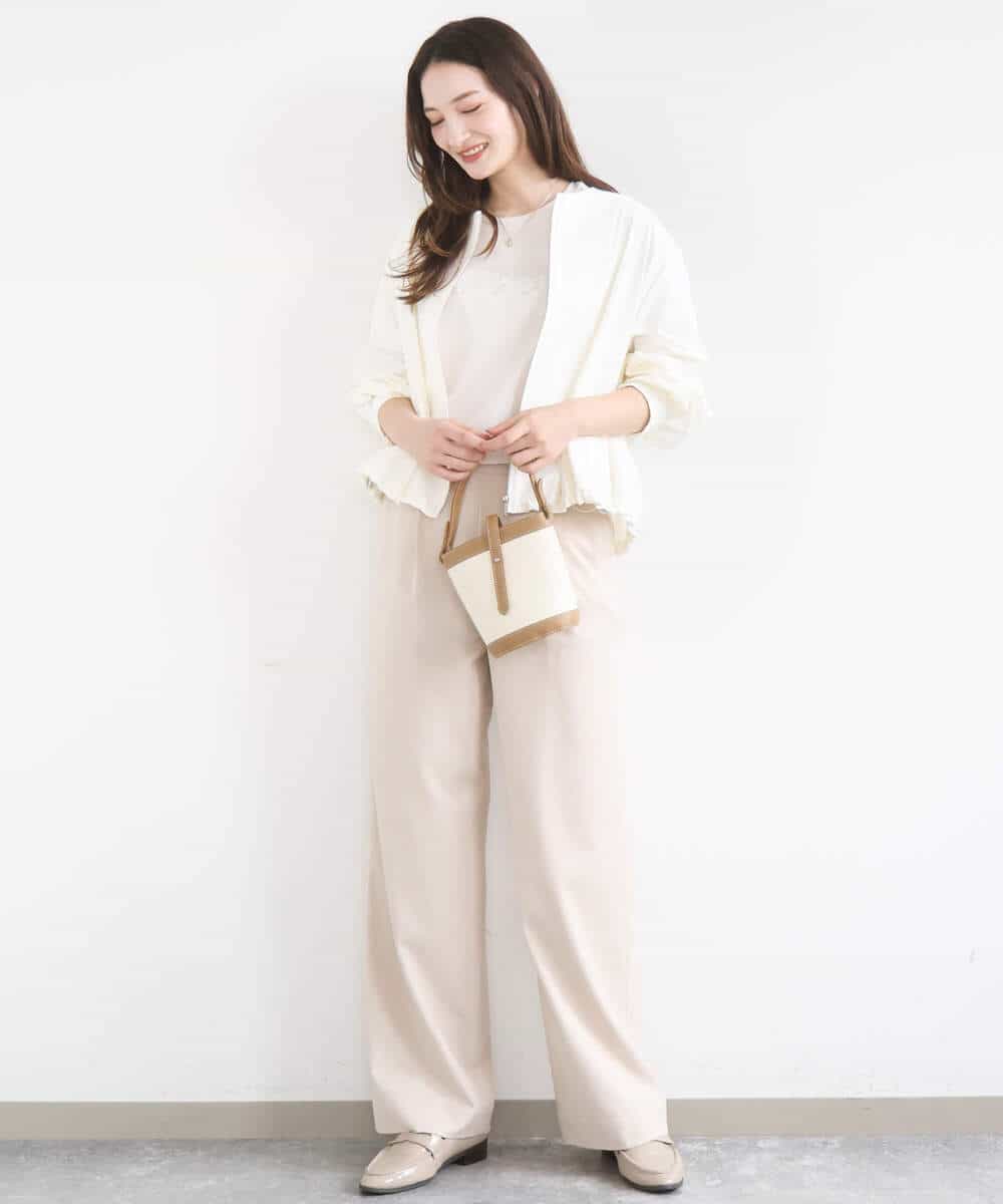 FKJGD37220 MK MICHEL KLEIN(MK ミッシェルクラン) ストレッチライトブルゾン/洗える ダークグレー