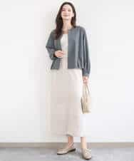 FKJGD37220 MK MICHEL KLEIN(MK ミッシェルクラン) ストレッチライトブルゾン/洗える ダークグレー