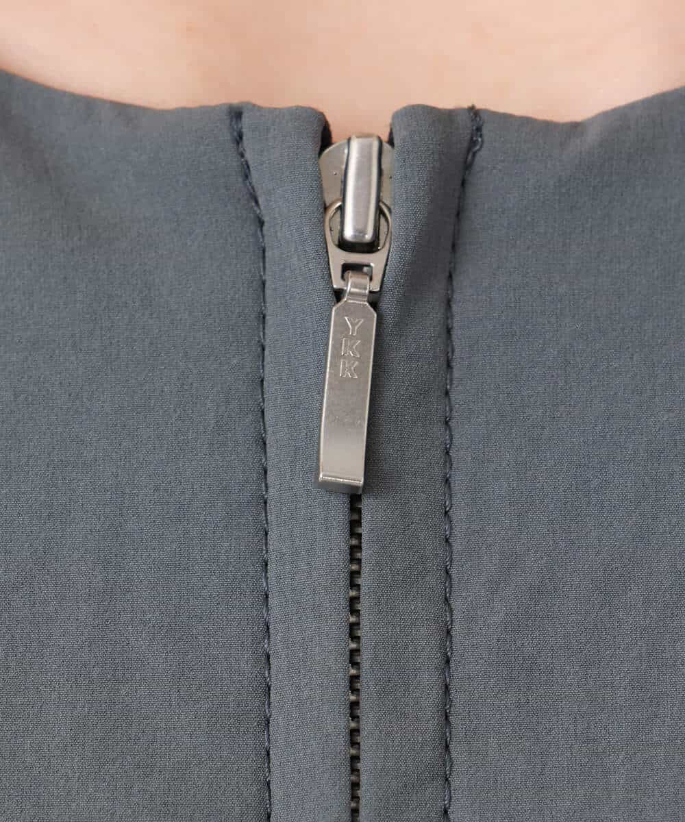 FKJGD37220 MK MICHEL KLEIN(MK ミッシェルクラン) ストレッチライトブルゾン/洗える ダークグレー