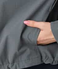 FKJGD37220 MK MICHEL KLEIN(MK ミッシェルクラン) ストレッチライトブルゾン/洗える ダークグレー