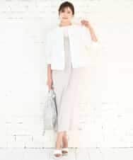 FKJGD37220 MK MICHEL KLEIN(MK ミッシェルクラン) ストレッチライトブルゾン/洗える ダークグレー