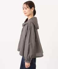 FKJGD47230 MK MICHEL KLEIN(MK ミッシェルクラン) フーデットライトブルゾン/洗える ブラウン