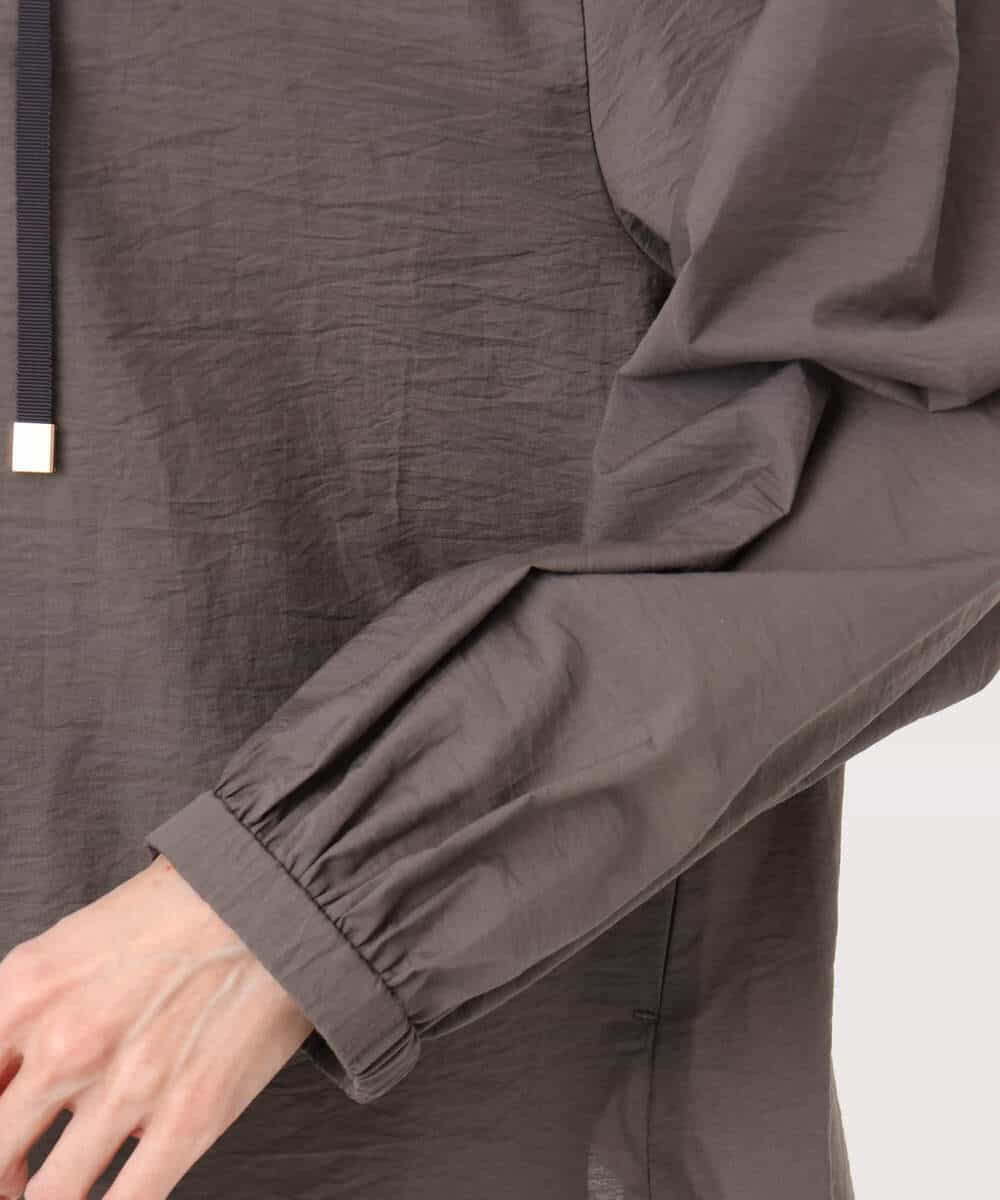 FKJGD47230 MK MICHEL KLEIN(MK ミッシェルクラン) フーデットライトブルゾン/洗える ブラウン