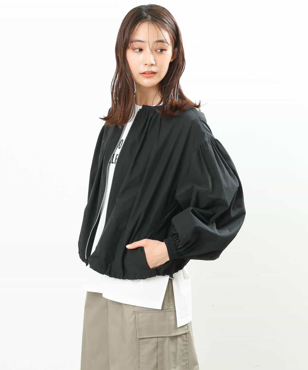 FKJGS40210 MK MICHEL KLEIN(MK ミッシェルクラン) シアーノーカラーブルゾン/洗える ミント