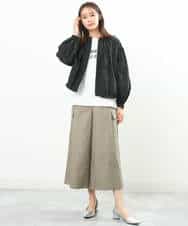 FKJGS40210 MK MICHEL KLEIN(MK ミッシェルクラン) シアーノーカラーブルゾン/洗える ミント