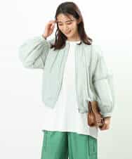 FKJGS40210 MK MICHEL KLEIN(MK ミッシェルクラン) シアーノーカラーブルゾン/洗える ミント