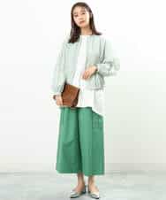 FKJGS40210 MK MICHEL KLEIN(MK ミッシェルクラン) シアーノーカラーブルゾン/洗える ミント