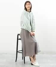 FKJGS40210 MK MICHEL KLEIN(MK ミッシェルクラン) シアーノーカラーブルゾン/洗える ミント
