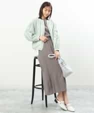 FKJGS40210 MK MICHEL KLEIN(MK ミッシェルクラン) シアーノーカラーブルゾン/洗える ミント