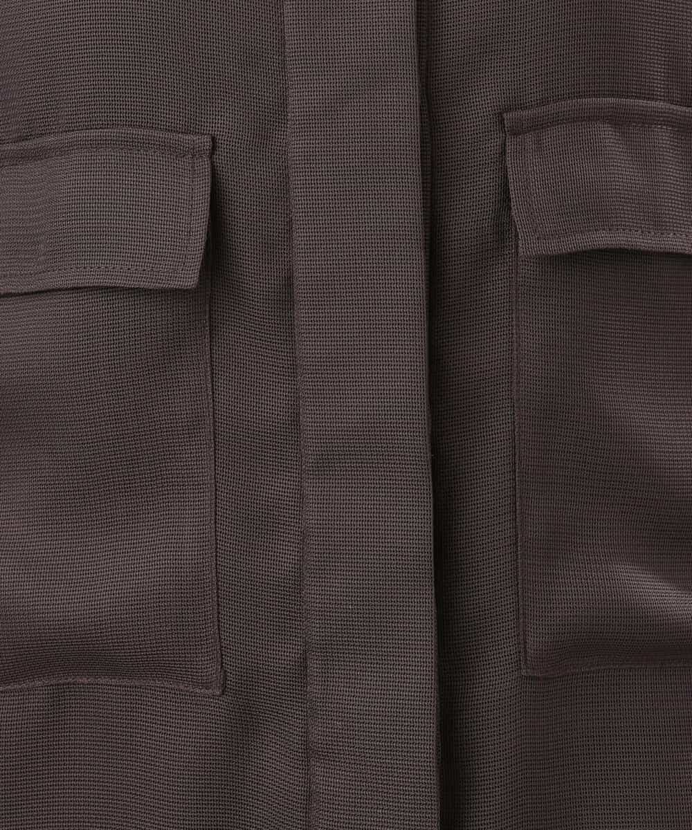 FKJHD61200 MK MICHEL KLEIN(MK ミッシェルクラン) [洗える]カラミ織シアーブルゾン ライトグリーン