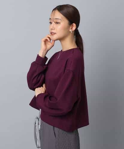 FKKAD30120 MK MICHEL KLEIN バッグファスナーデザイン ポンチカットソー/洗える