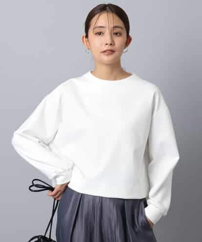 FKKAD30120 MK MICHEL KLEIN バッグファスナーデザイン ポンチカットソー/洗える