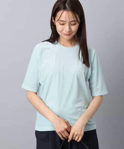 FKKAD33080 MK MICHEL KLEIN シアーベロアTシャツ/洗える