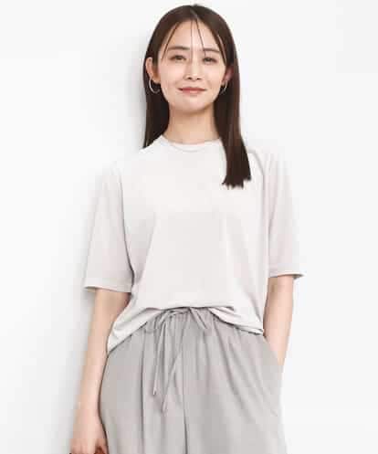 FKKAD33080 MK MICHEL KLEIN シアーベロアTシャツ/洗える