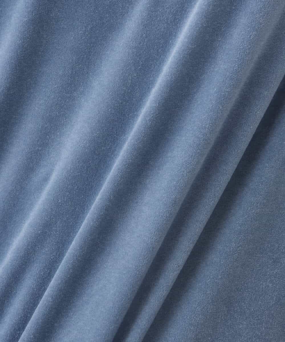 FKKAD33080 MK MICHEL KLEIN(MK ミッシェルクラン) シアーベロアTシャツ/洗える グレージュ