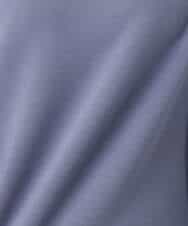 FKKAD44140 MK MICHEL KLEIN(MK ミッシェルクラン) クロップド丈ダンボールフーディー/洗える ライトブルー