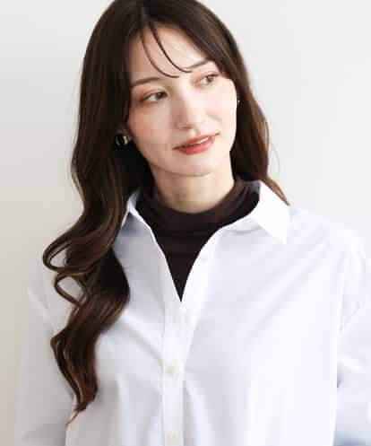 FKKAG35100 MK MICHEL KLEIN [洗える]ハイネックカットソー