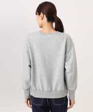 FKKAG50140 MK MICHEL KLEIN(MK ミッシェルクラン) [裏起毛/洗える]ロゴ裏毛スウェット グレー