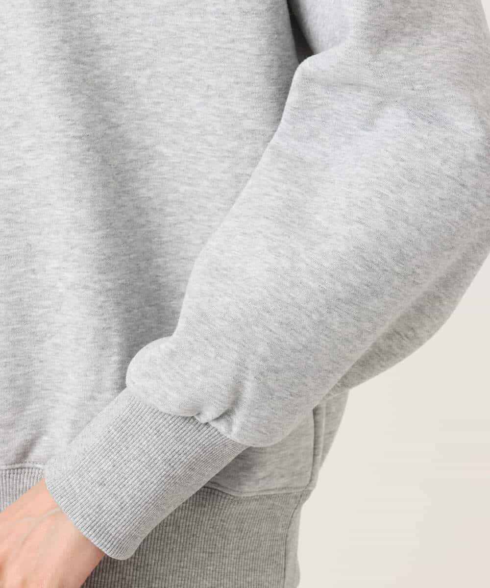 FKKAG50140 MK MICHEL KLEIN(MK ミッシェルクラン) [裏起毛/洗える]ロゴ裏毛スウェット グレー