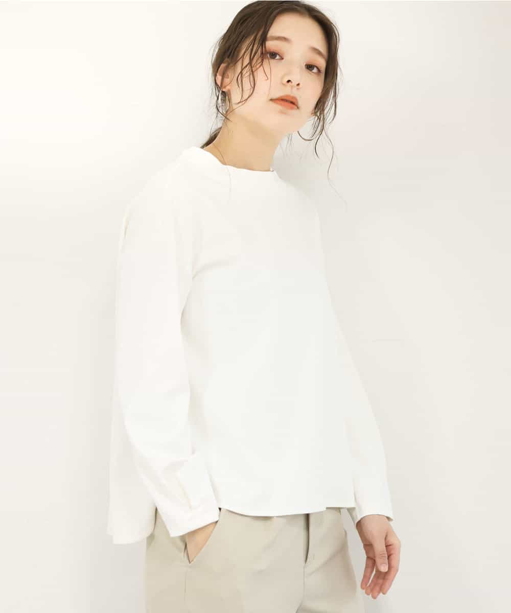 Mk Michel Klein Mk ミッシェルクラン 洗える ロールカラー風カットソー イトキンオンラインストア