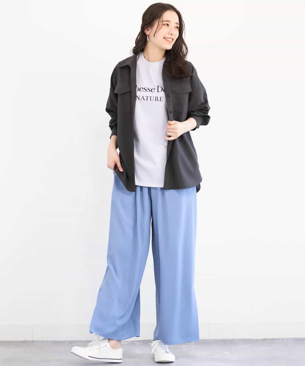 Mk Michel Klein Mk ミッシェルクラン 洗濯機で洗える コットンロゴtシャツ イトキンオンラインストア