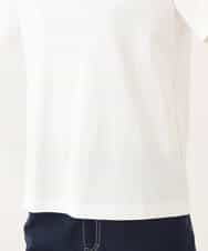 FKKGA40080 MK MICHEL KLEIN(MK ミッシェルクラン) 刺繍ロゴTシャツ/接触冷感/UVカット/洗える ホワイト
