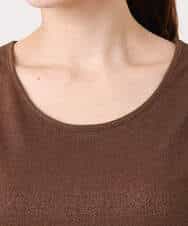 FKKGD32045 MK MICHEL KLEIN(MK ミッシェルクラン) ラメタンクトップ/UVカット/洗える ブラウン