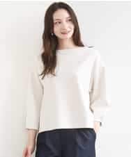 FKKGD32120 MK MICHEL KLEIN(MK ミッシェルクラン) コットンポンチカットソー/洗える ベージュ