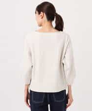 FKKGD32120 MK MICHEL KLEIN(MK ミッシェルクラン) コットンポンチカットソー/洗える ベージュ