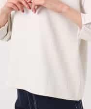 FKKGD32120 MK MICHEL KLEIN(MK ミッシェルクラン) コットンポンチカットソー/洗える ベージュ