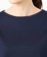 FKKGD33090 MK MICHEL KLEIN(MK ミッシェルクラン) シルケットフライス半袖カットソー/洗える ホワイト