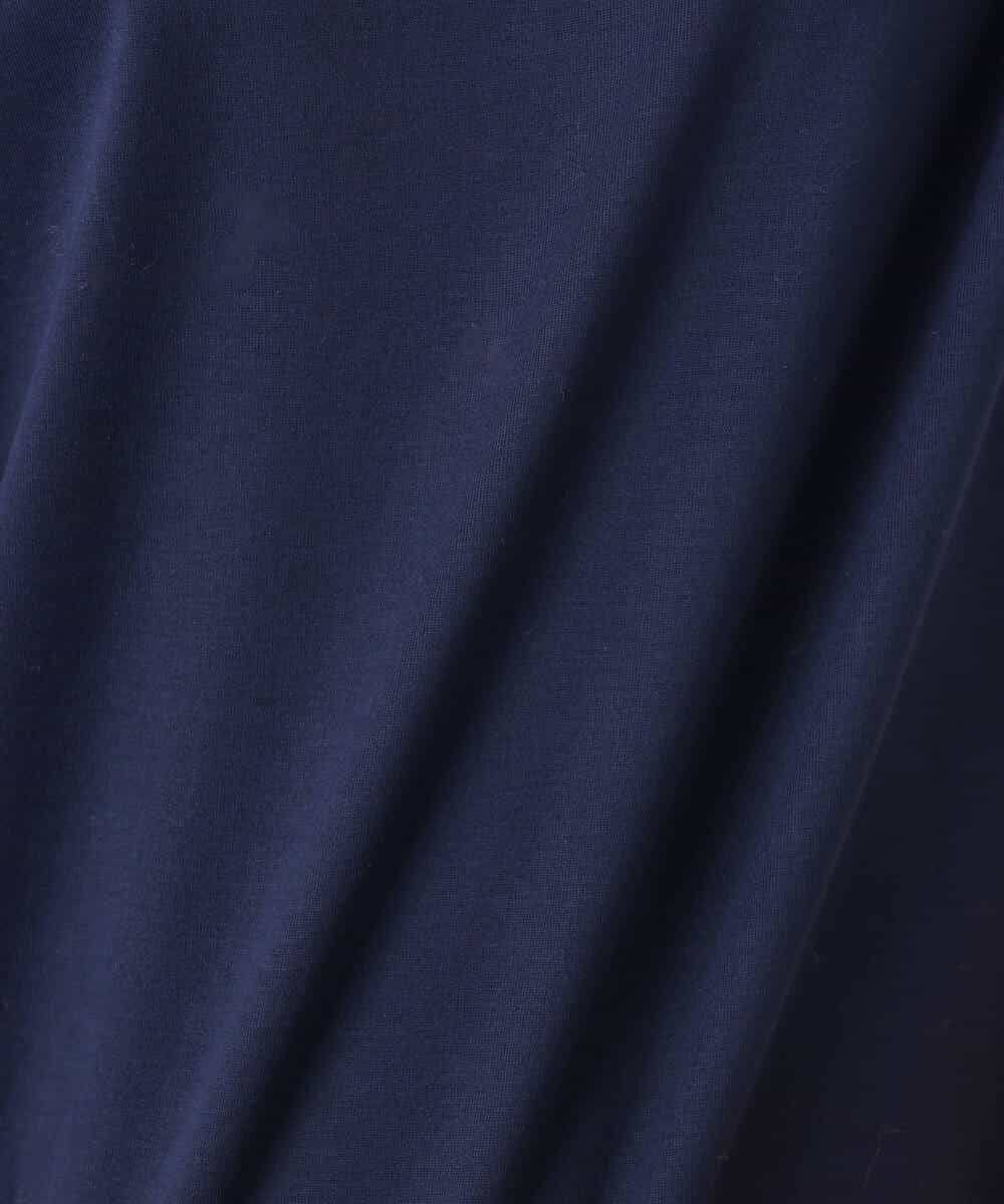 FKKGD33090 MK MICHEL KLEIN(MK ミッシェルクラン) シルケットフライス半袖カットソー/洗える ホワイト