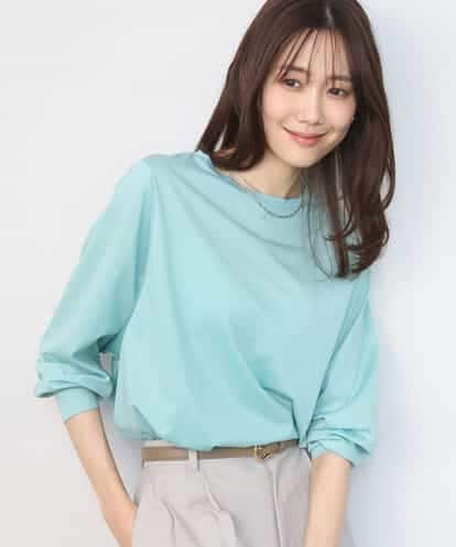 FKKGD42100 MK MICHEL KLEIN シルケット天竺リラックスカットソー/接触冷感/洗える