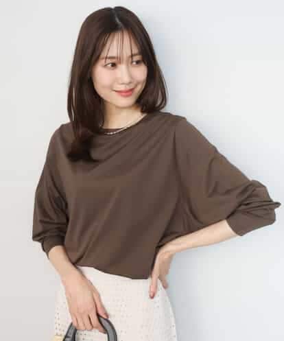 FKKGD42100 MK MICHEL KLEIN シルケット天竺リラックスカットソー/接触冷感/洗える