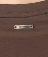 FKKGD42100 MK MICHEL KLEIN(MK ミッシェルクラン) シルケット天竺リラックスカットソー/接触冷感/洗える ブラウン