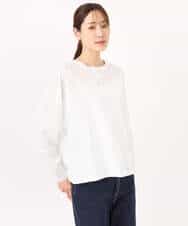 FKKGD42100 MK MICHEL KLEIN(MK ミッシェルクラン) シルケット天竺リラックスカットソー/接触冷感/洗える ブラウン