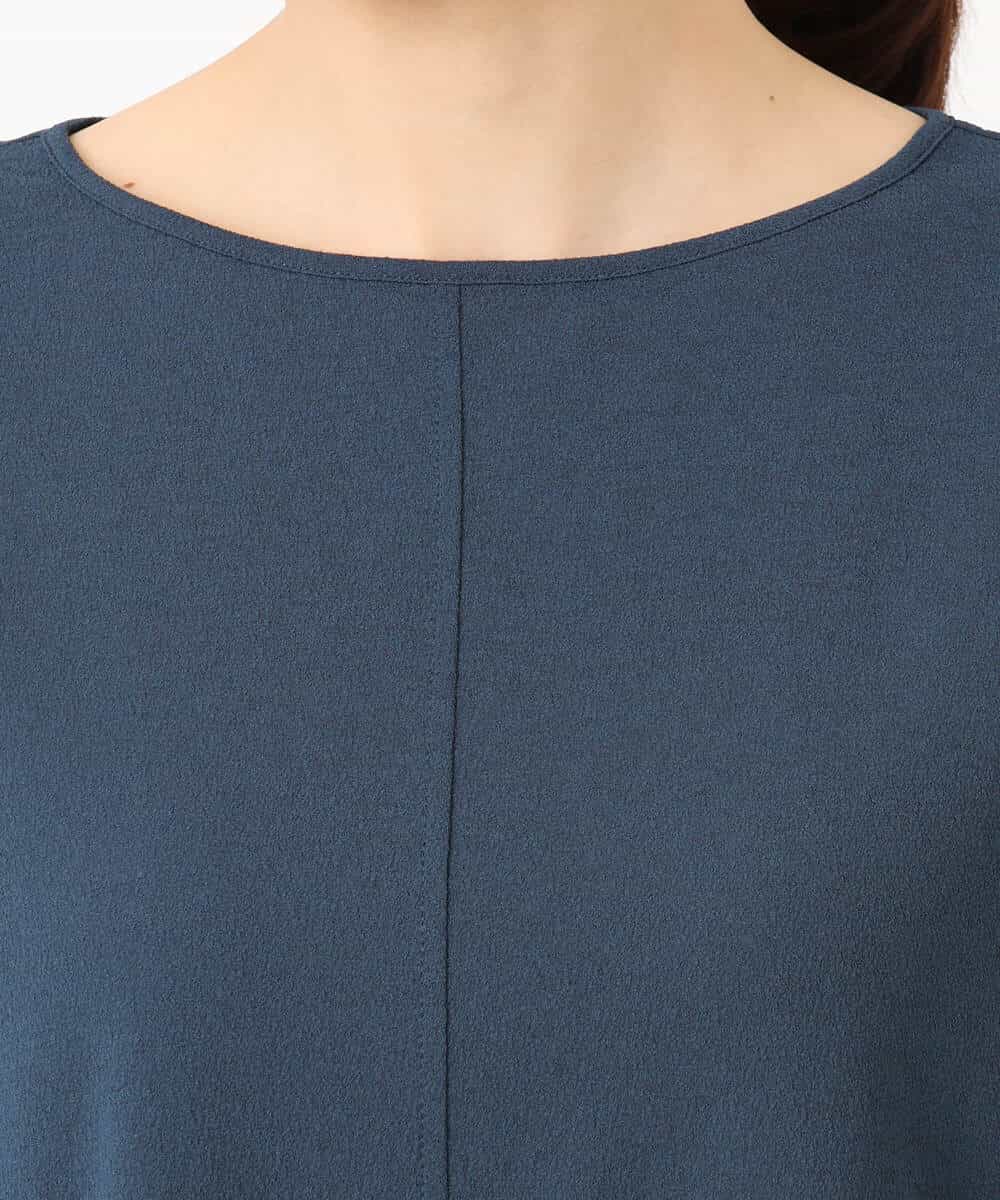 FKKGD43120 MK MICHEL KLEIN(MK ミッシェルクラン) ドロストスリーブデザインカットソー/洗える モスグリーン