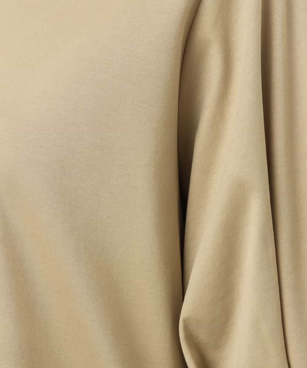 FKKGD51120 MK MICHEL KLEIN(MK ミッシェルクラン) [接触冷感/洗える]シルケットスムース タックスリーブカットソー ホワイト