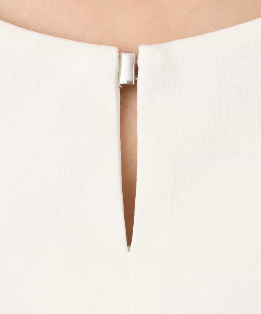 FKKGD52120 MK MICHEL KLEIN(MK ミッシェルクラン) [接触冷感/洗える]シルケットスムース ドルマンスリーブカットソー ホワイト