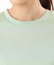 FKKGD56110 MK MICHEL KLEIN(MK ミッシェルクラン) [洗える]シアー切替えランタンスリーブカットソー ミント